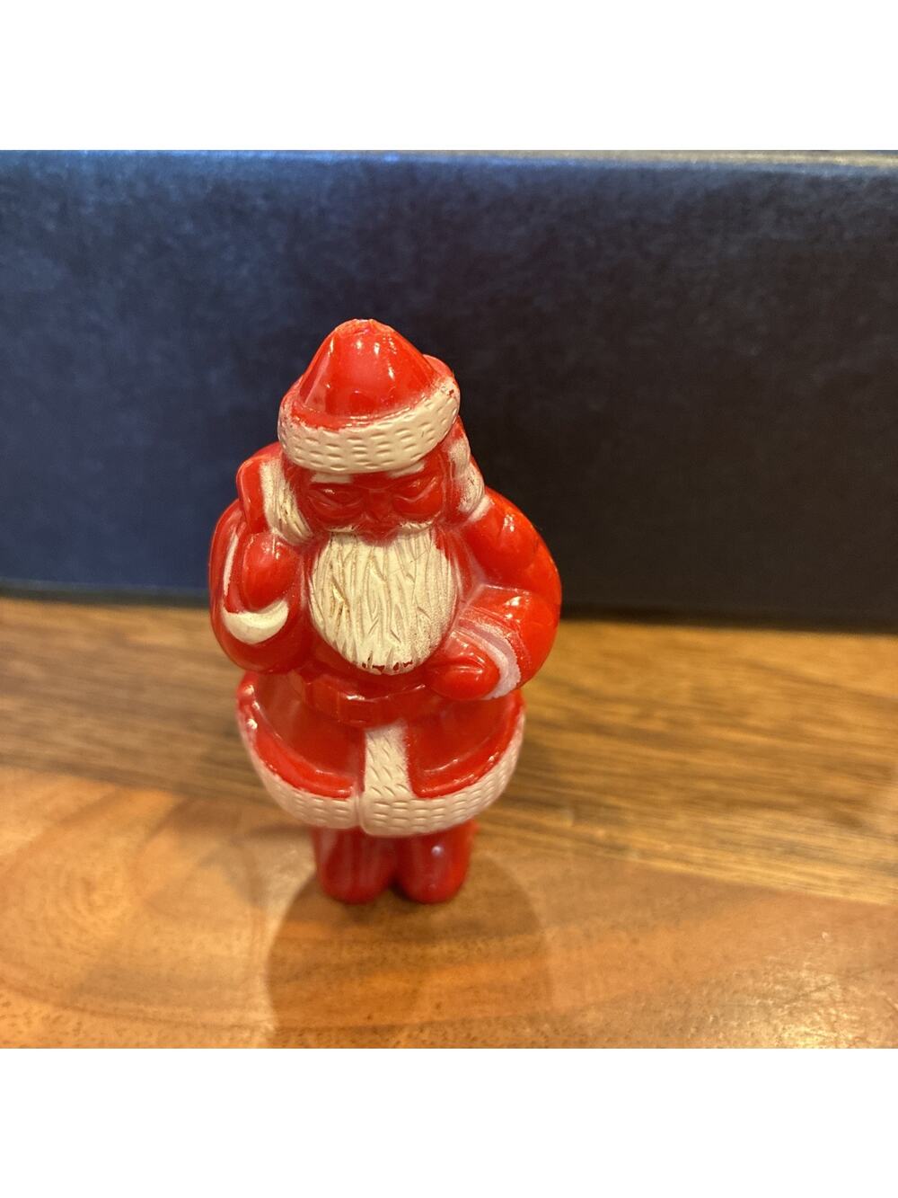 Antique c1930s-40s Plastic Santa Claus Xmas Christmas Figure/Figurine Red/White